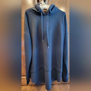 XL CALIA Black Hooded Sweatshirt